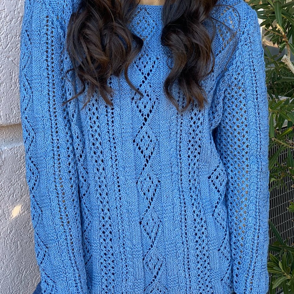 Hand Knitted Linen Sweater
